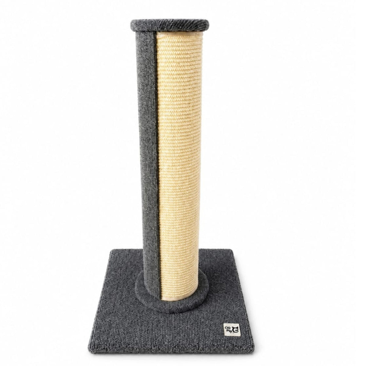 CAT SCRATCHER 74 cm THICK post 14 cm BED + Toy Packaging status original
