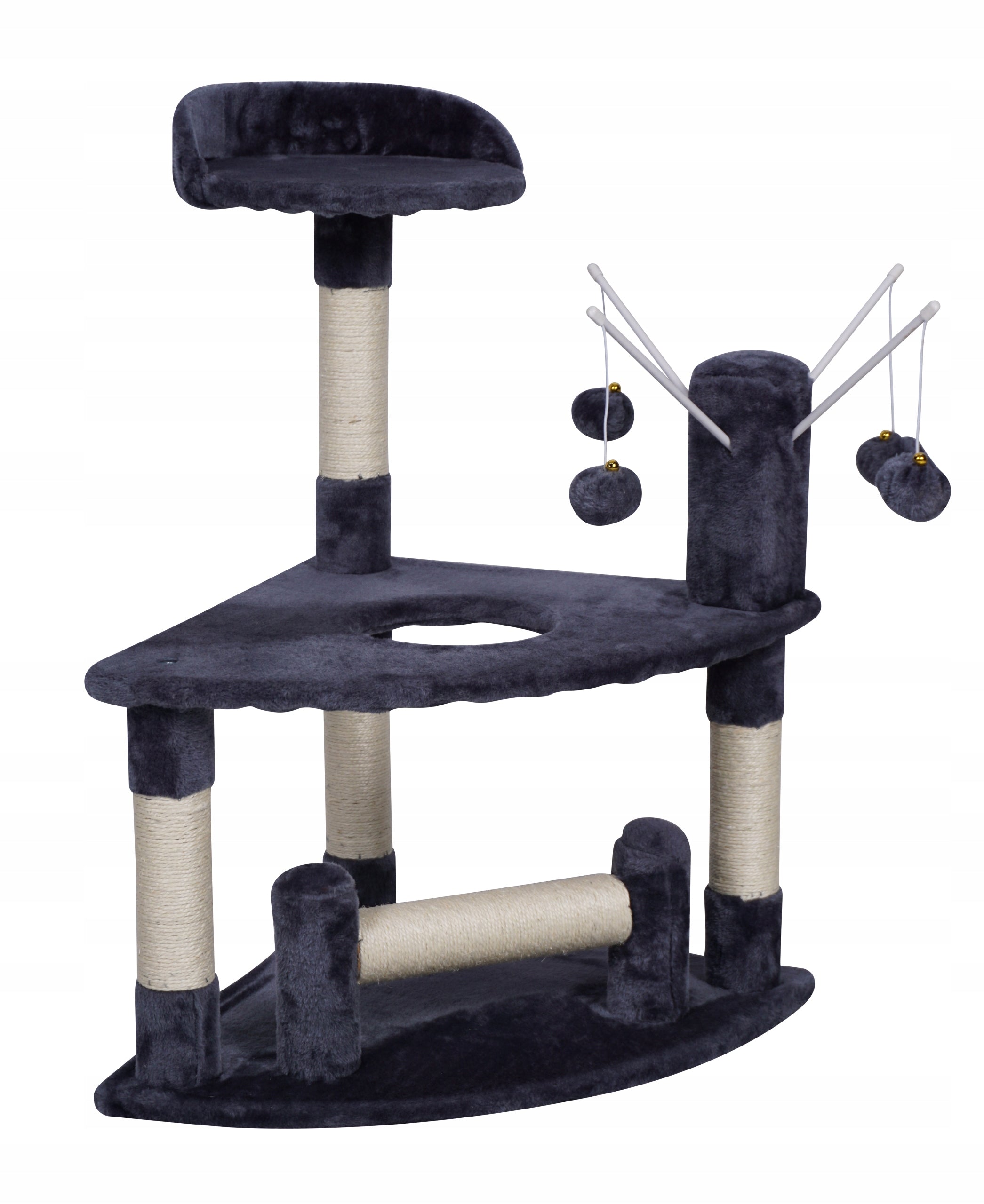 CAT SCRATCHER BED POST TOY Height (cm) 61 - 100 cm