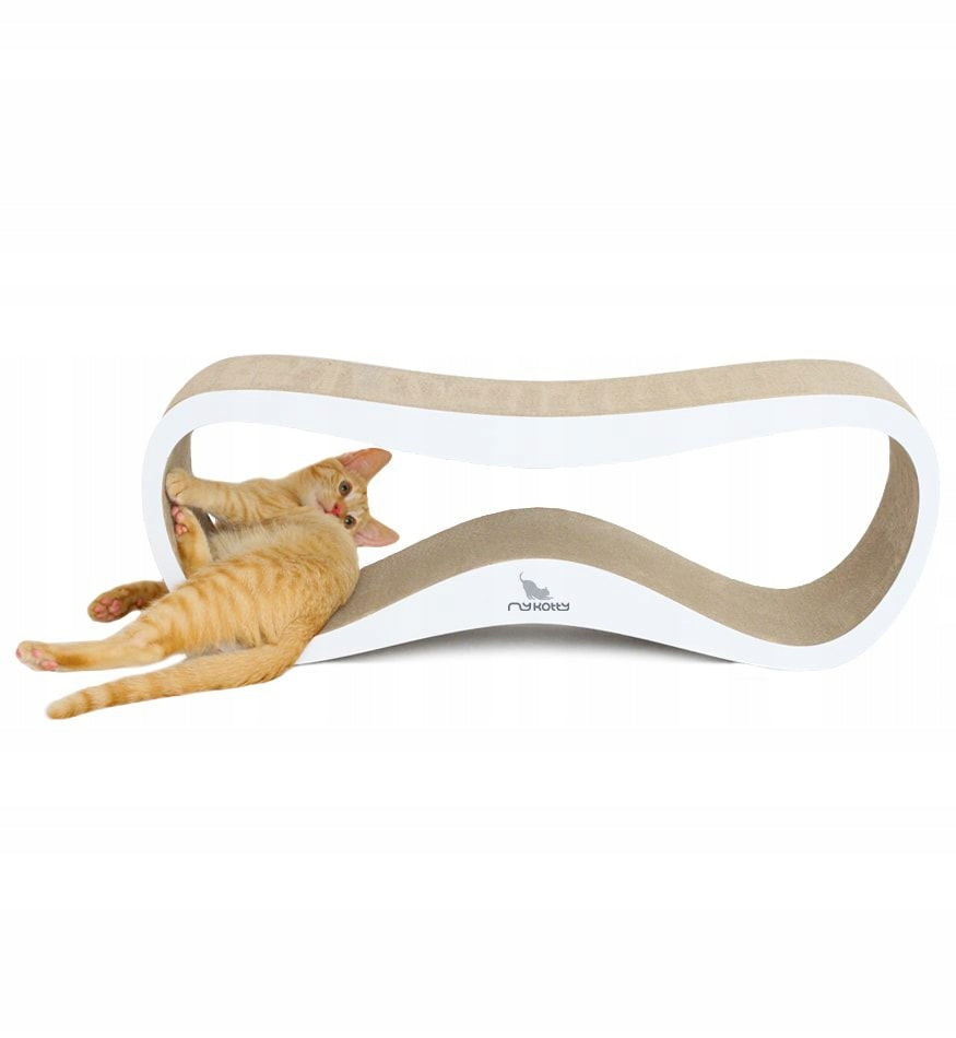 CAT SCRATCHER CARDBOARD LARGE BED 75x26x25 cm MYKOTTY Brand myKotty