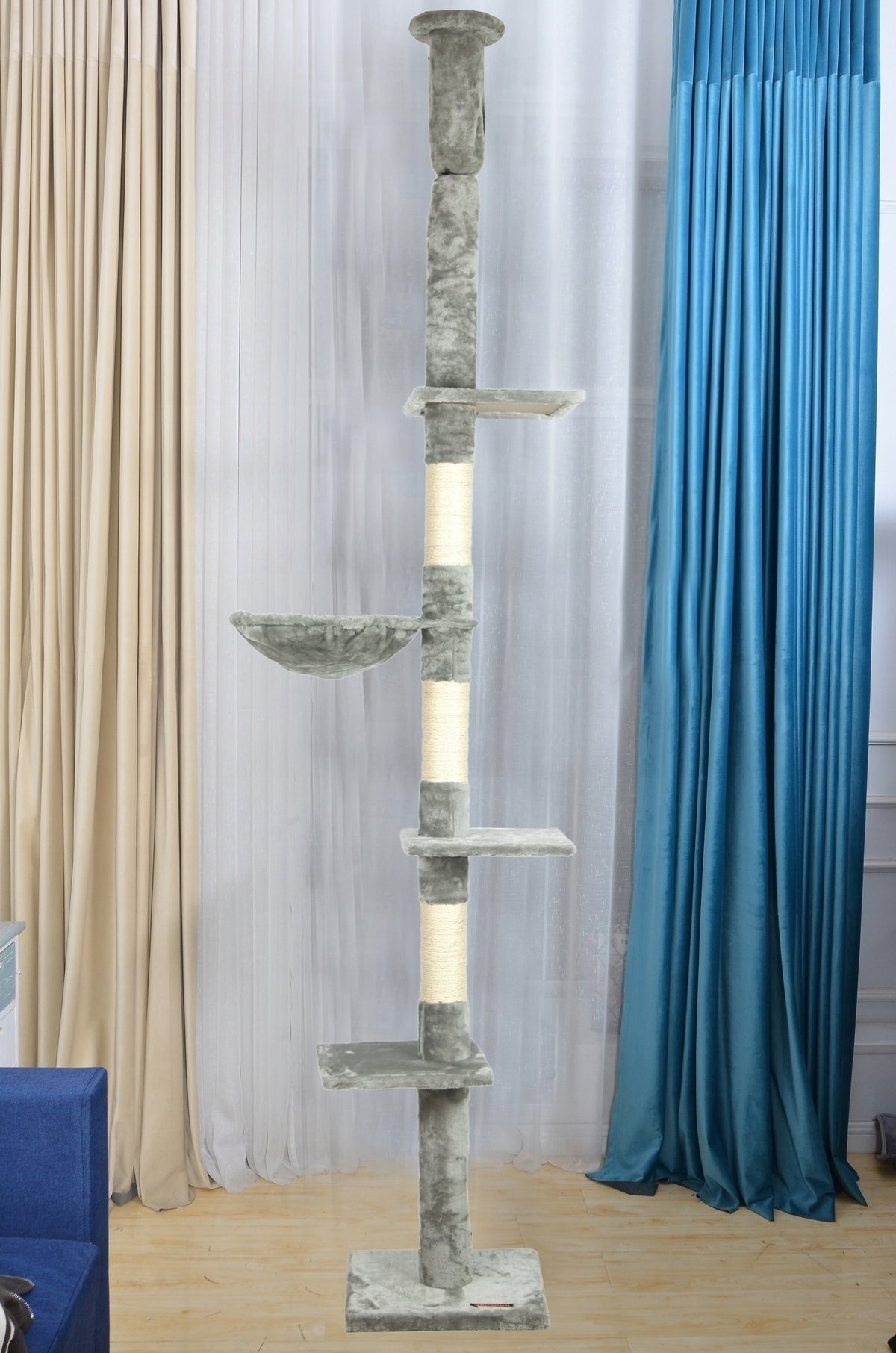 CAT SCRATCHER CEILING BASKET BED 238-258 cm Brand Drapaczek