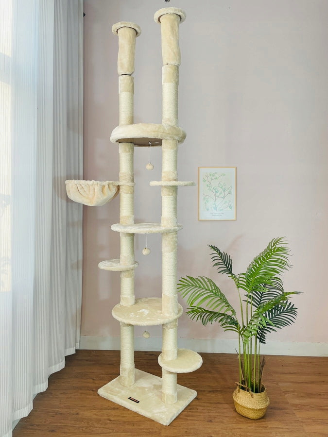 CAT SCRATCHER CEILING BASKET BED 238-258 cm Kind floor-to-ceiling cat tree tall scratching post scratching post scratching tower