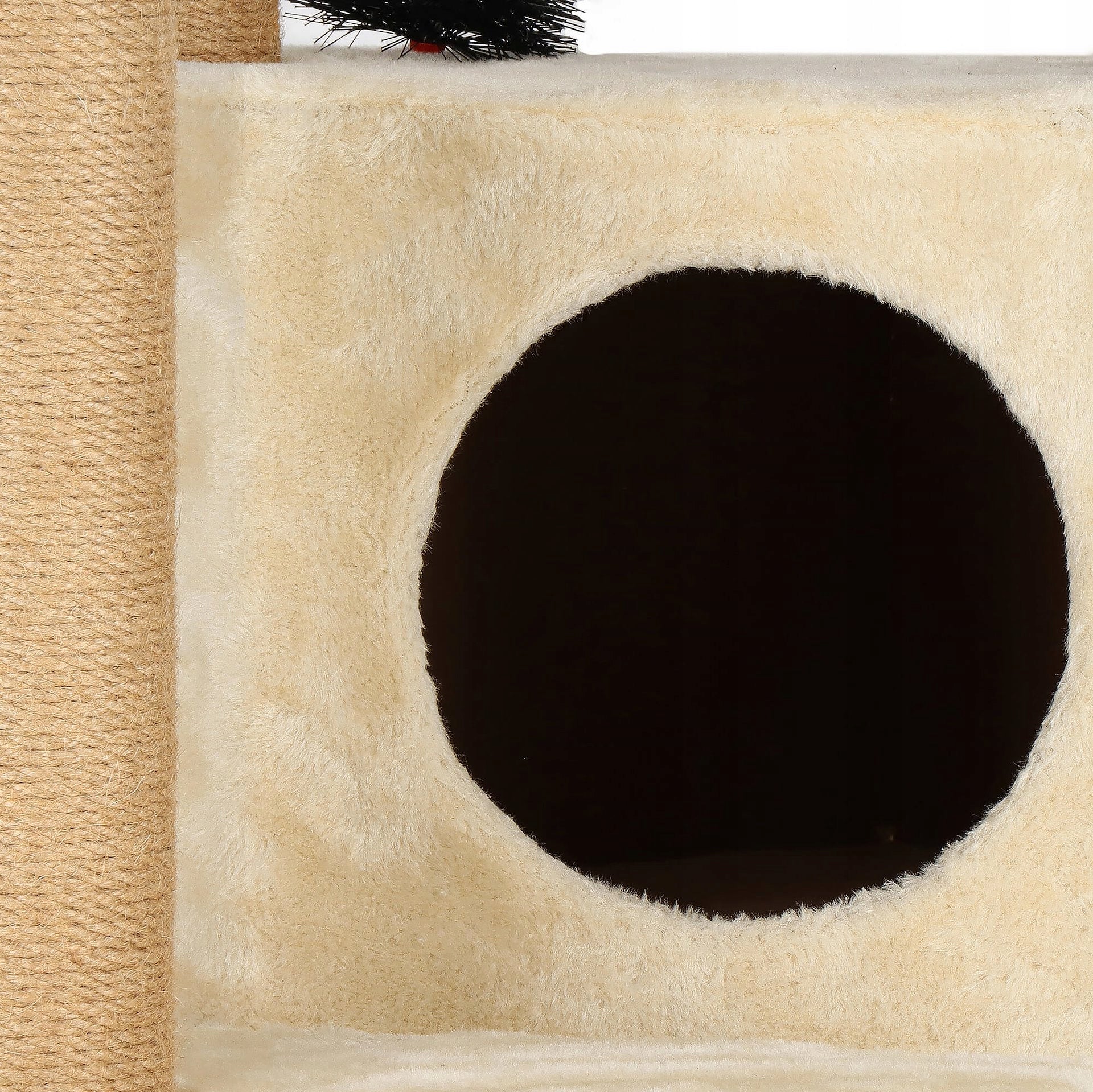 CAT SCRATCHER HIGH LARGE TOWER BED HOUSE 7 LEVELS POST Color beige