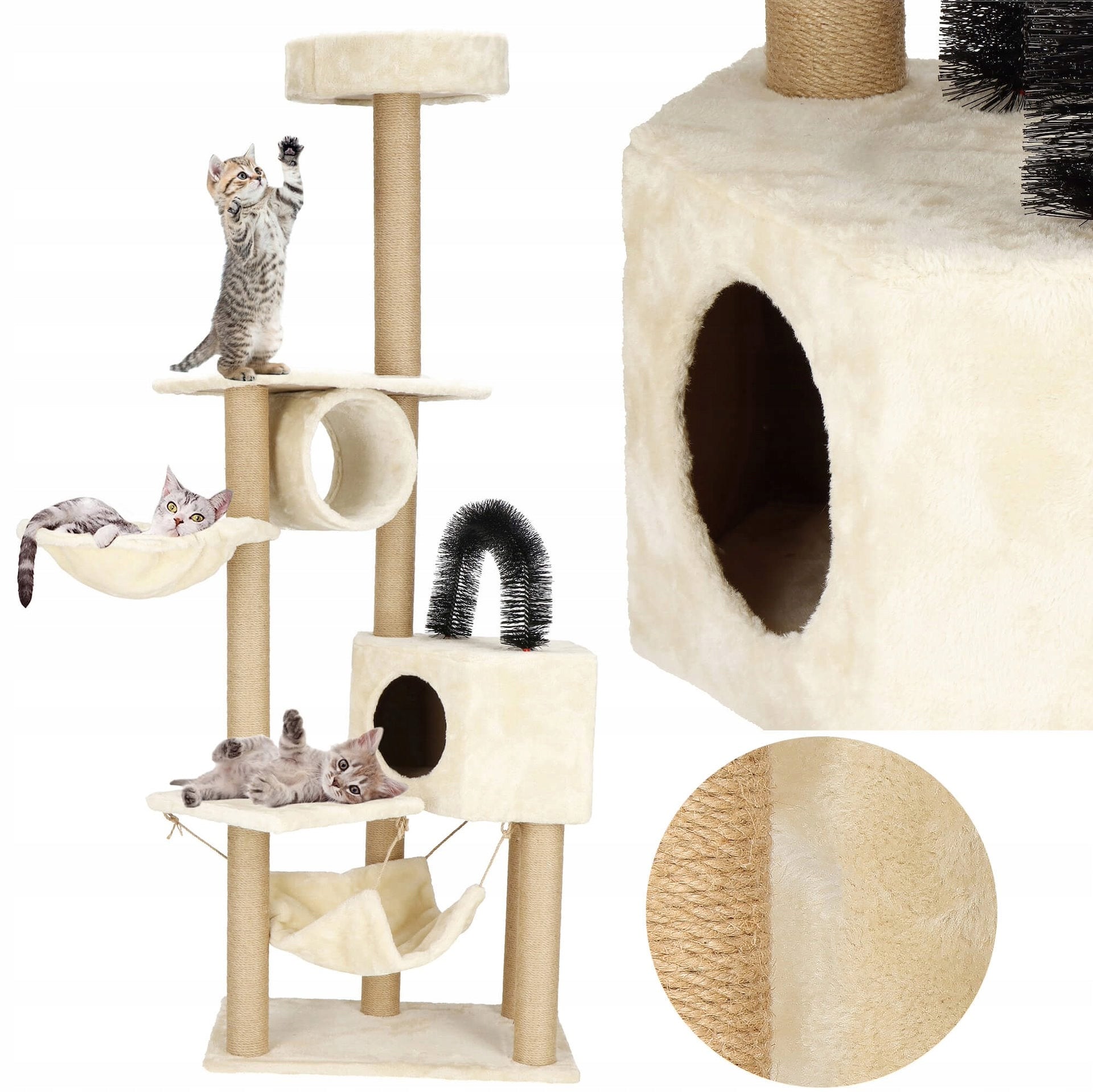 CAT SCRATCHER HIGH LARGE TOWER BED HOUSE 7 LEVELS POST