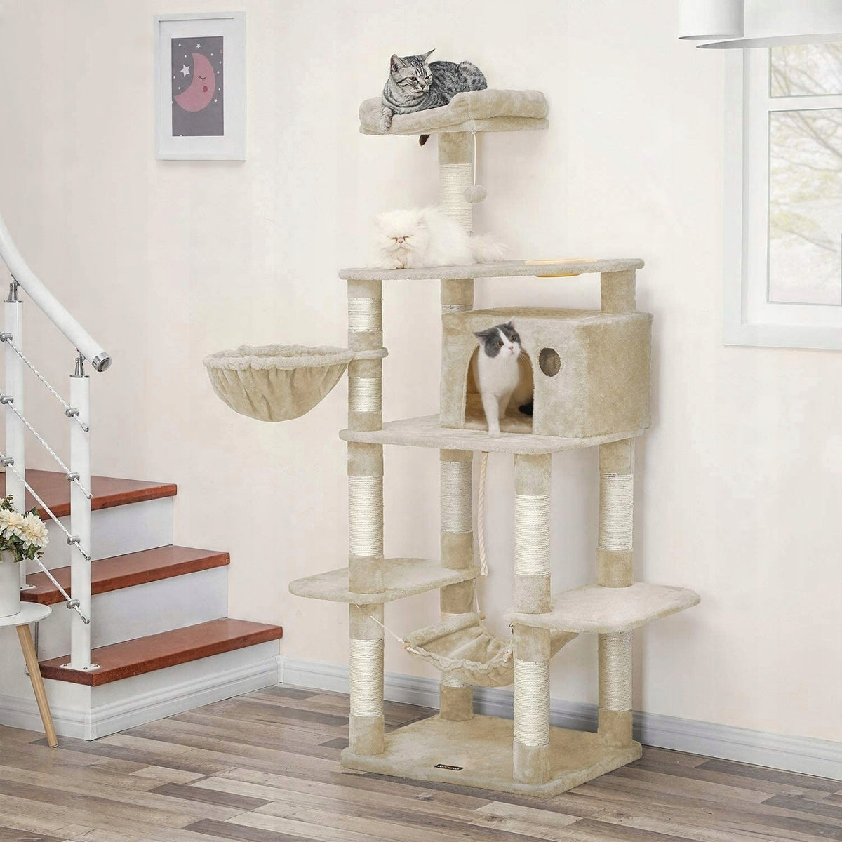 CAT SCRATCHER HOUSE BOOTH TREE TOWER XXL 174cm Manufacturer code DRAP000000005