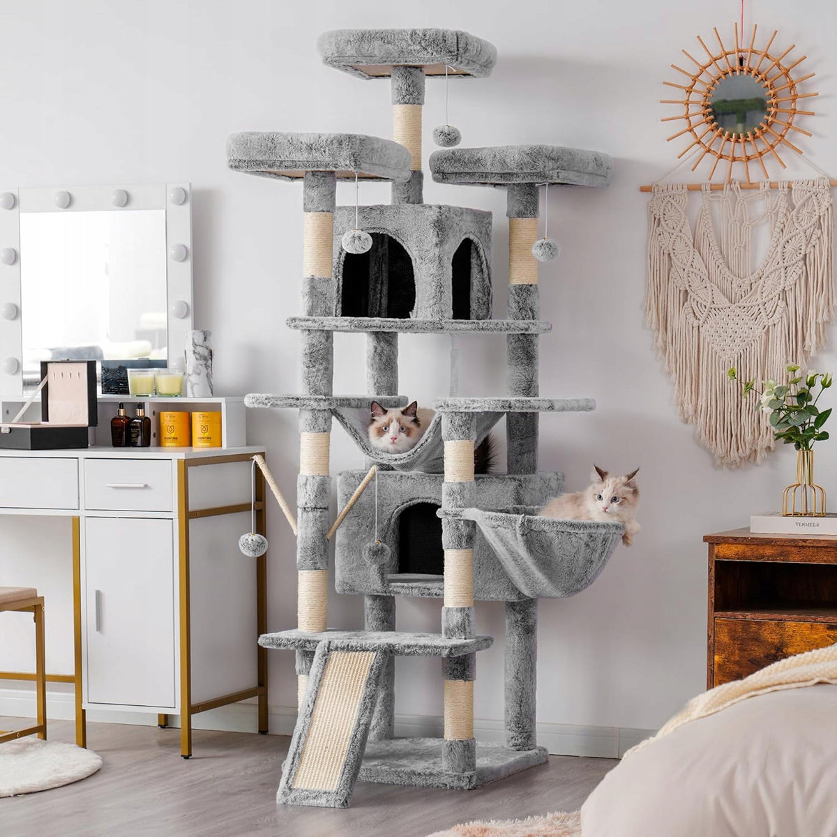 CAT SCRATCHER HOUSE BOOTH TREE TOWER XXL 185cm Manufacturer code 681573801821