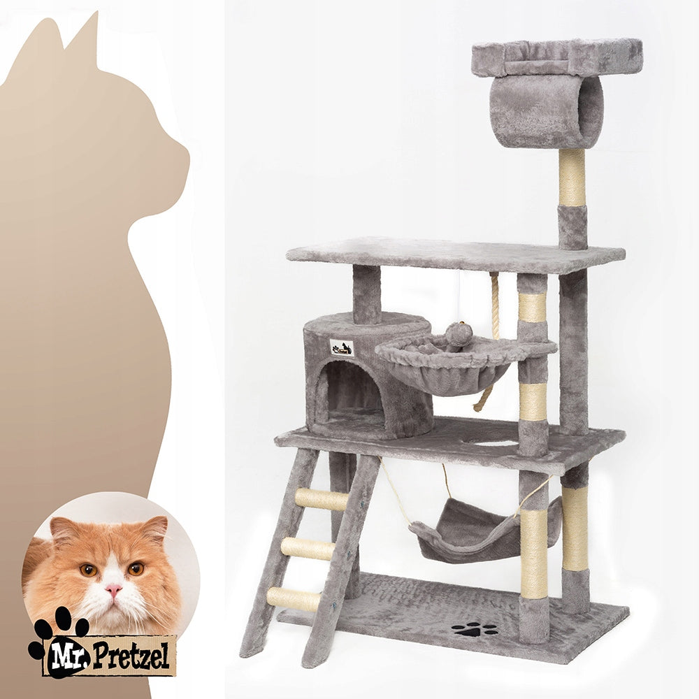 CAT SCRATCHER - Mr. Pretzel Ocelot 75x40x141cm STABLE PREMIUM TOWER Brand Mr. Pretzel