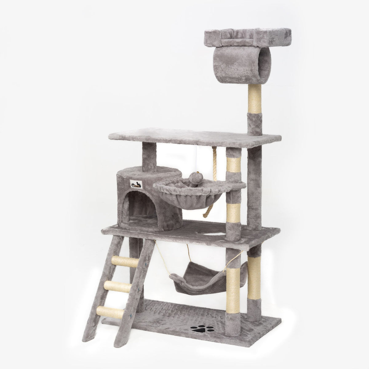 CAT SCRATCHER - Mr. Pretzel Ocelot 75x40x141cm STABLE PREMIUM TOWER