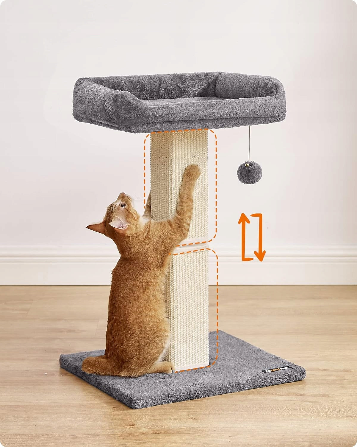 CAT SCRATCHER STABLE SISAL BED POST DECKCHAIR PLATFORM 71cm Kind small scratching post bed scratching mats scratching post scratching tower