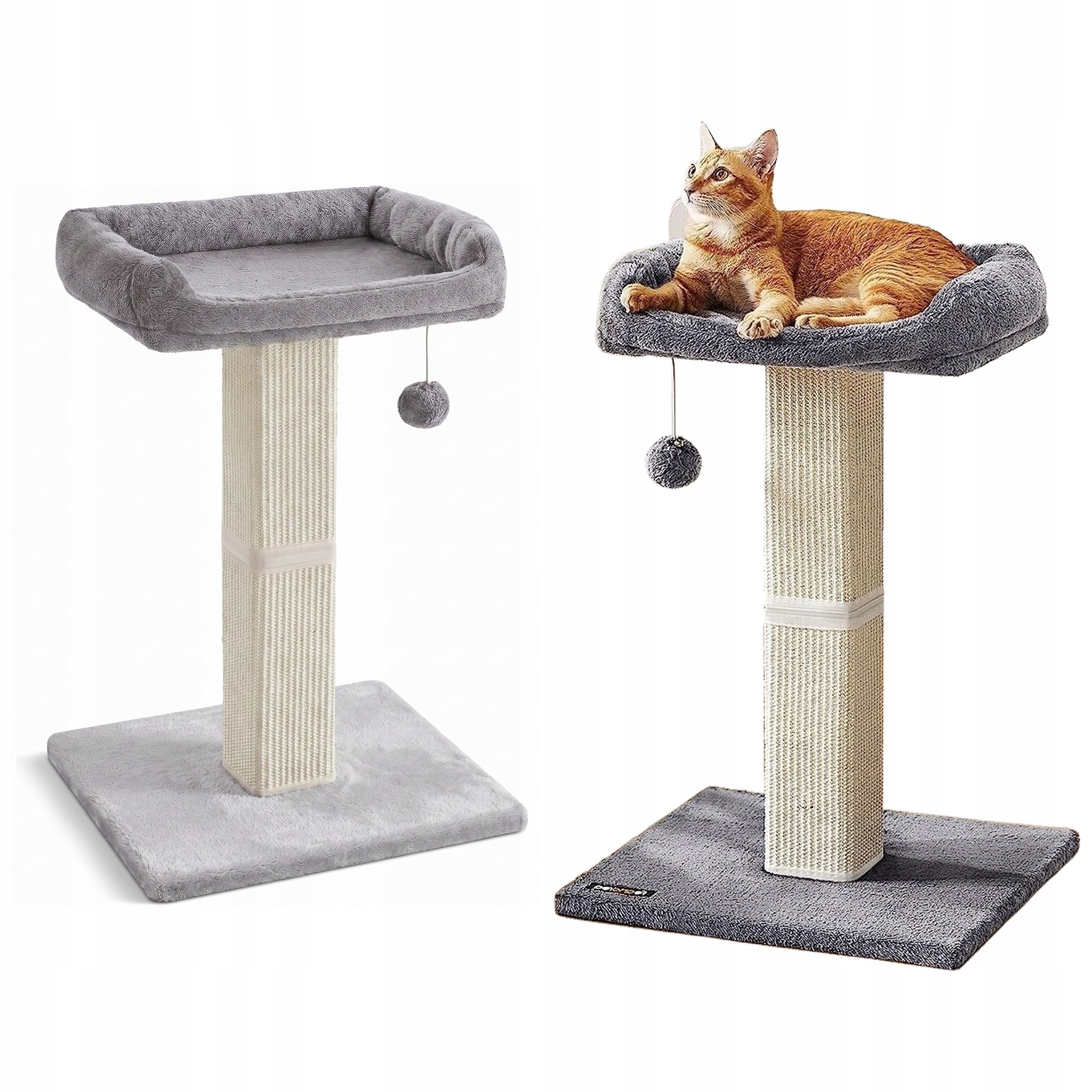 CAT SCRATCHER STABLE SISAL BED POST DECKCHAIR PLATFORM 71cm