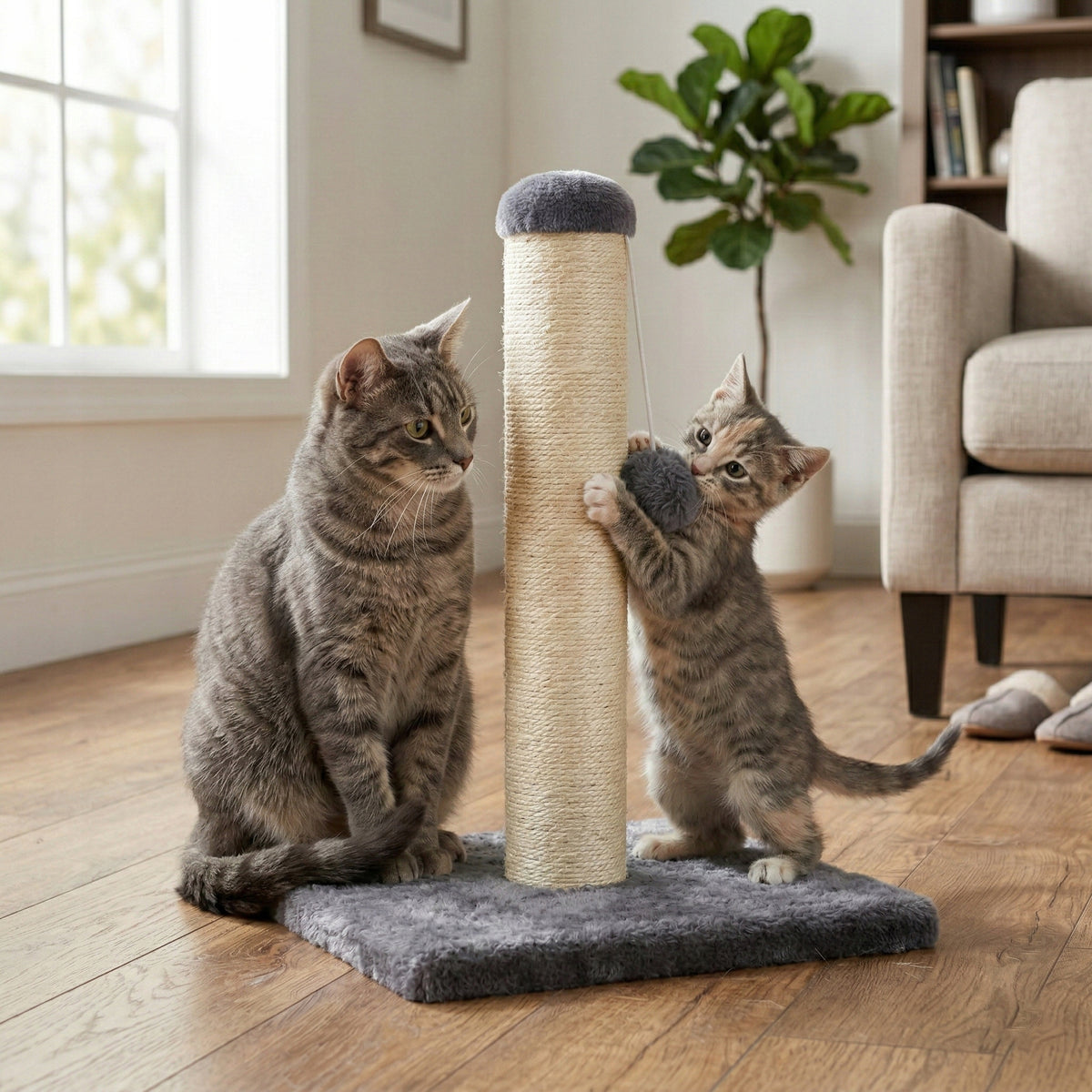 CAT SCRATCHER TOWER SCRATCHING POST SISAL BED TOY Manufacturer code DK-08 DRAPAK DLA KOTA WIEŻA SŁUPEK DRAPANIA