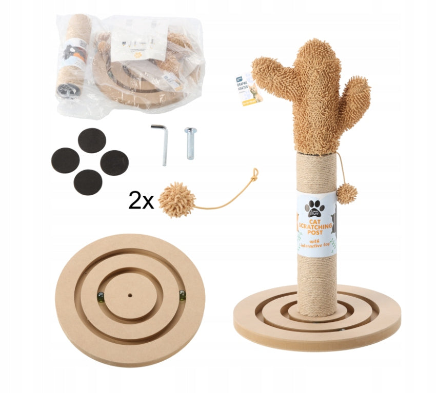 CAT SCRATCHER cactus cat toy stylish post + toys EAN (GTIN) 5906549681777