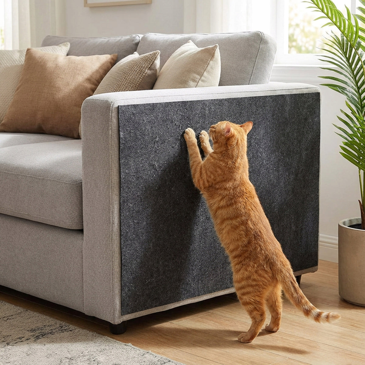 CAT SCRATCHING MAT SELF-ADHESIVE FELT LARGE SCRATCHING POST 200X40 CM Packaging status original