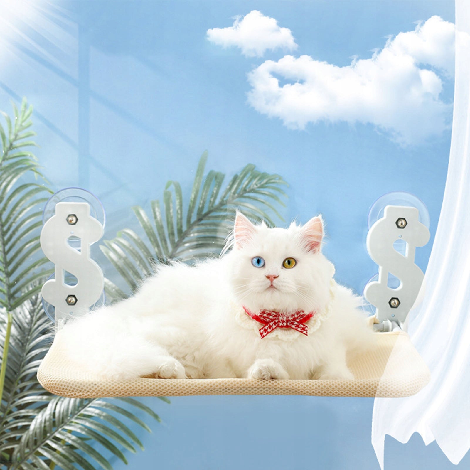 CAT WINDOW HAMMOCK PLUSH MESH STICKS Brand no brand