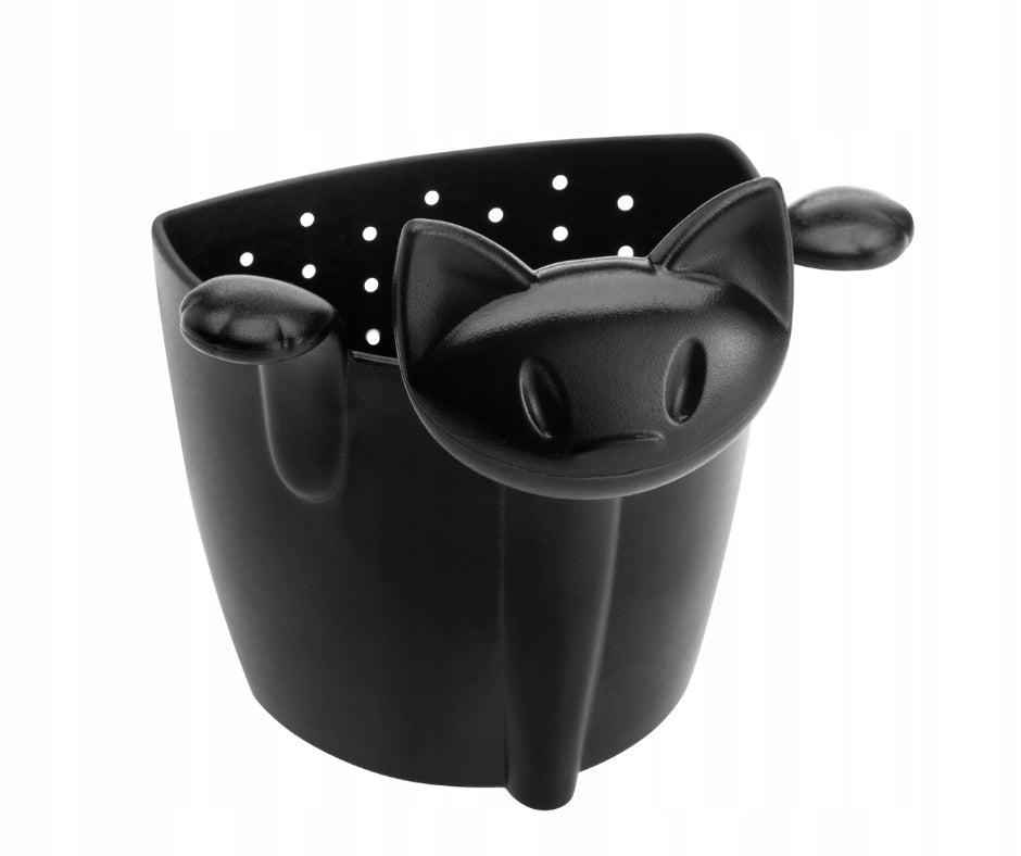 CAT tea infuser, plastic, black