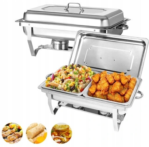 CATERING HEATER 2x FOR SERVING DISHES 9L