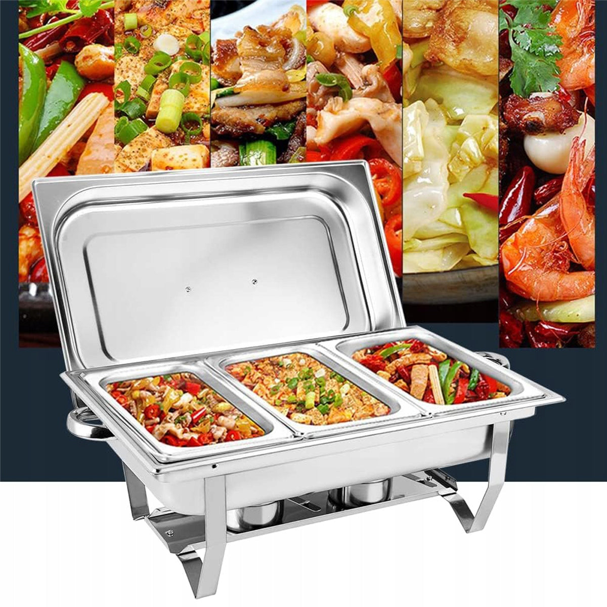 CATERING HEATER 3x FOR SERVING DISHES 9L Brand no brand