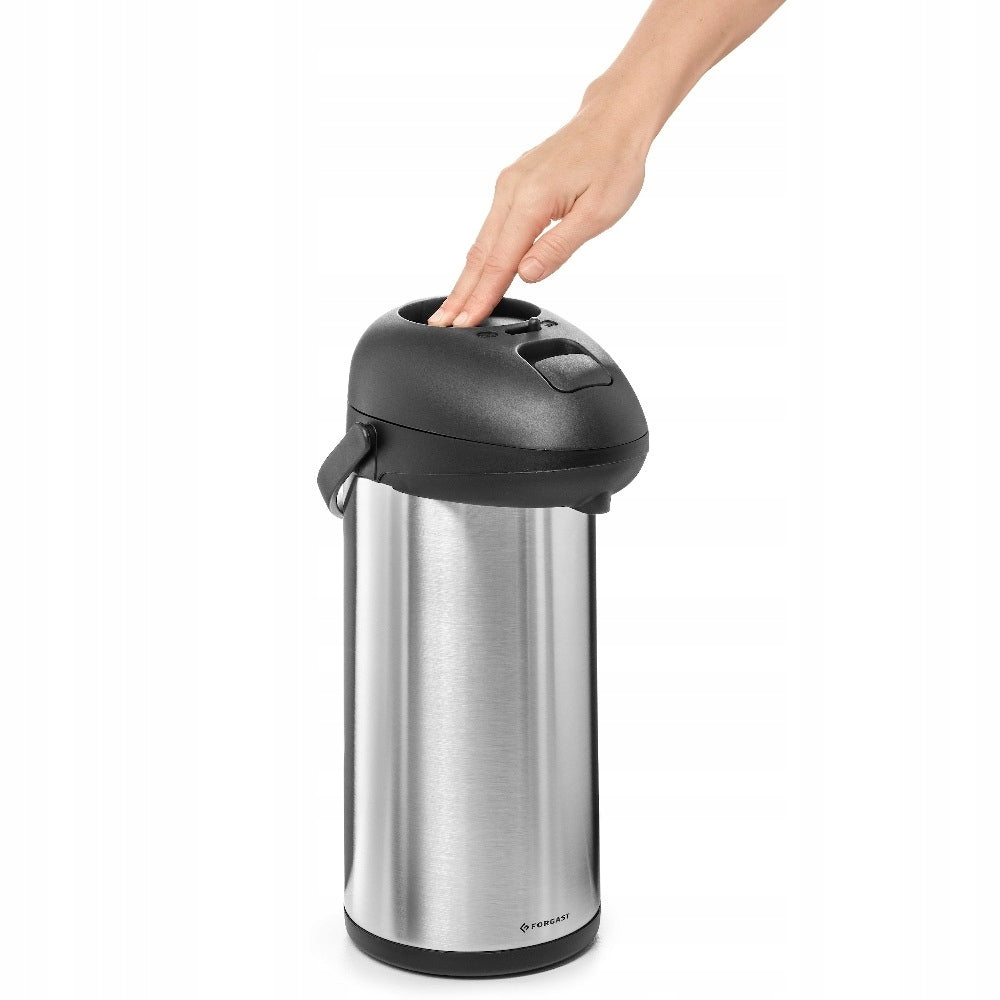 CATERING STEEL THERMOS WITH PUMP 5L FORGAST FG05805 Brand Forgast