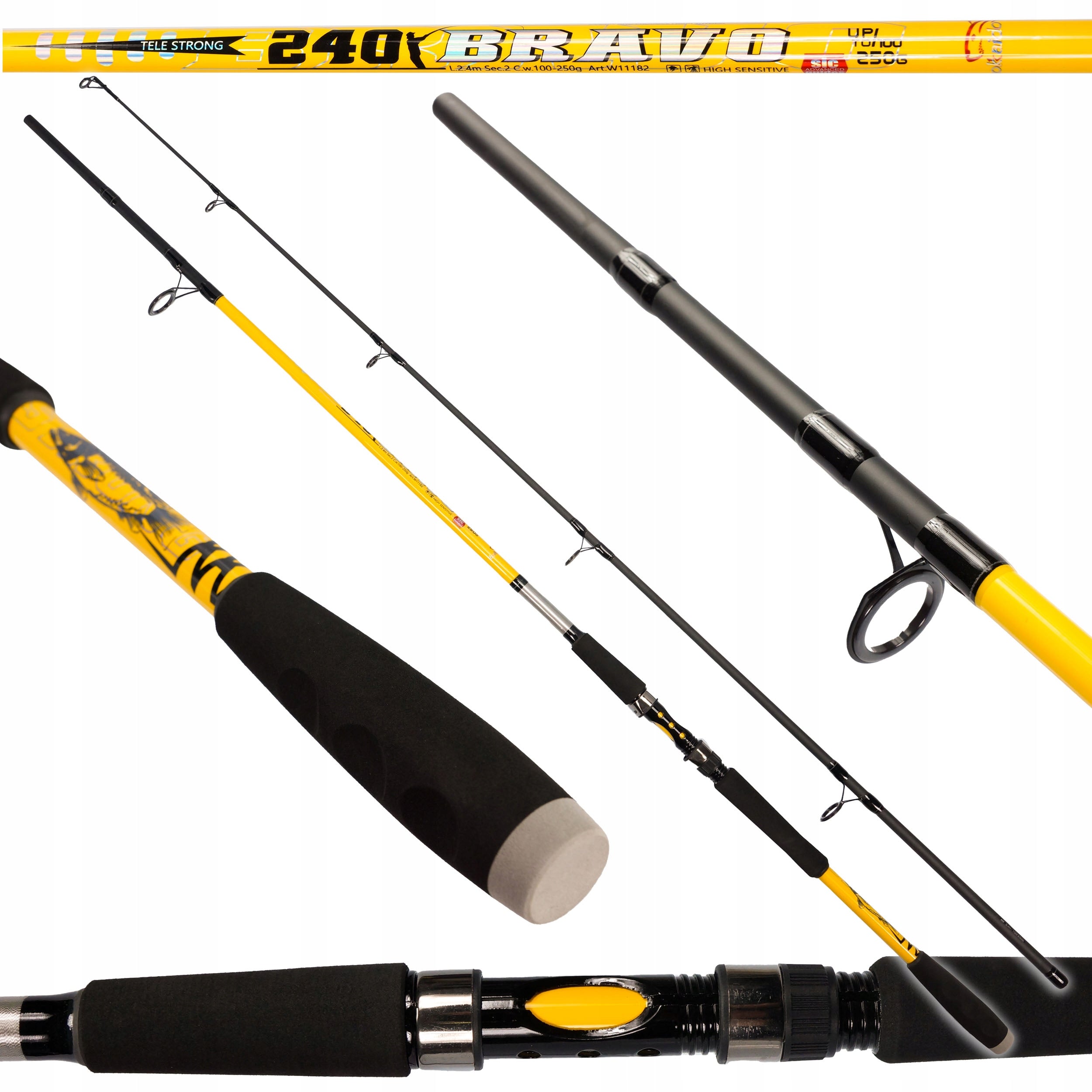 CATFISH ROD HOKKAIDO BRAVO 2,4m100-250g FULLBLANK