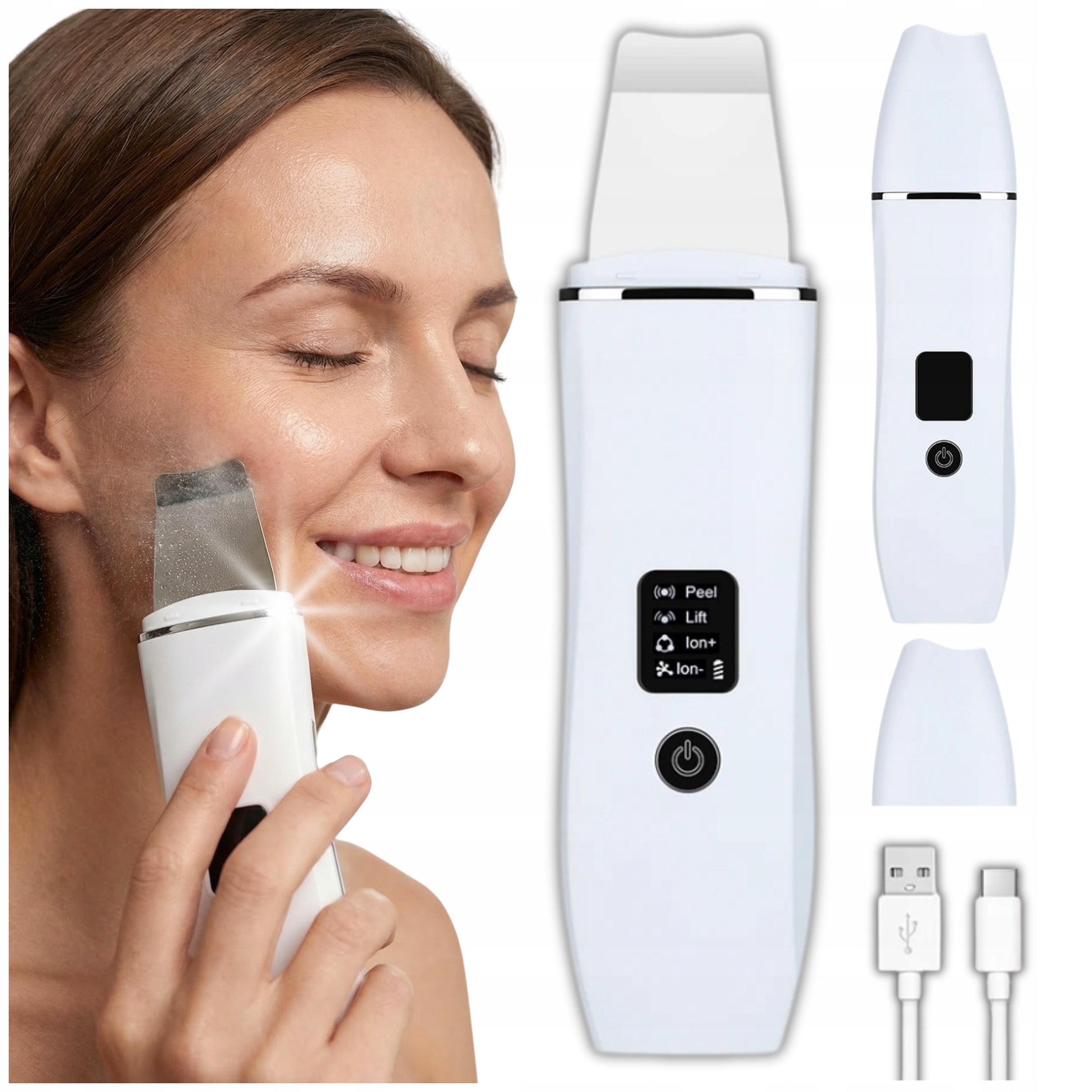 CAVITATION PEELING 4in1 FACE WIRELESS EMS SONOPHORESIS IONTOPHORESIS