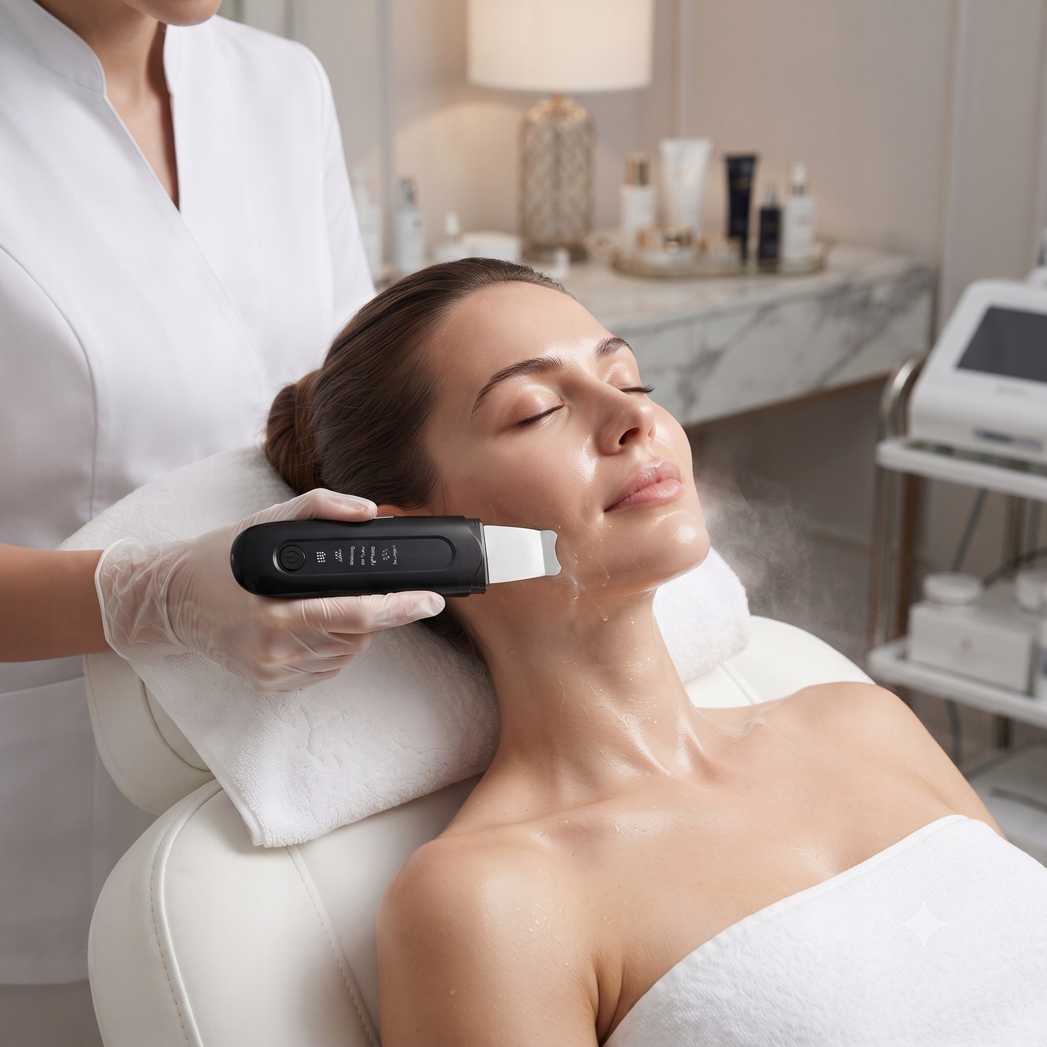 CAVITATION PEELING 4in1 FOR FACE EMS IONTOPHORESIS SONOPHORESIS ULTRASOUND Manufacturer code ION BEAUTY