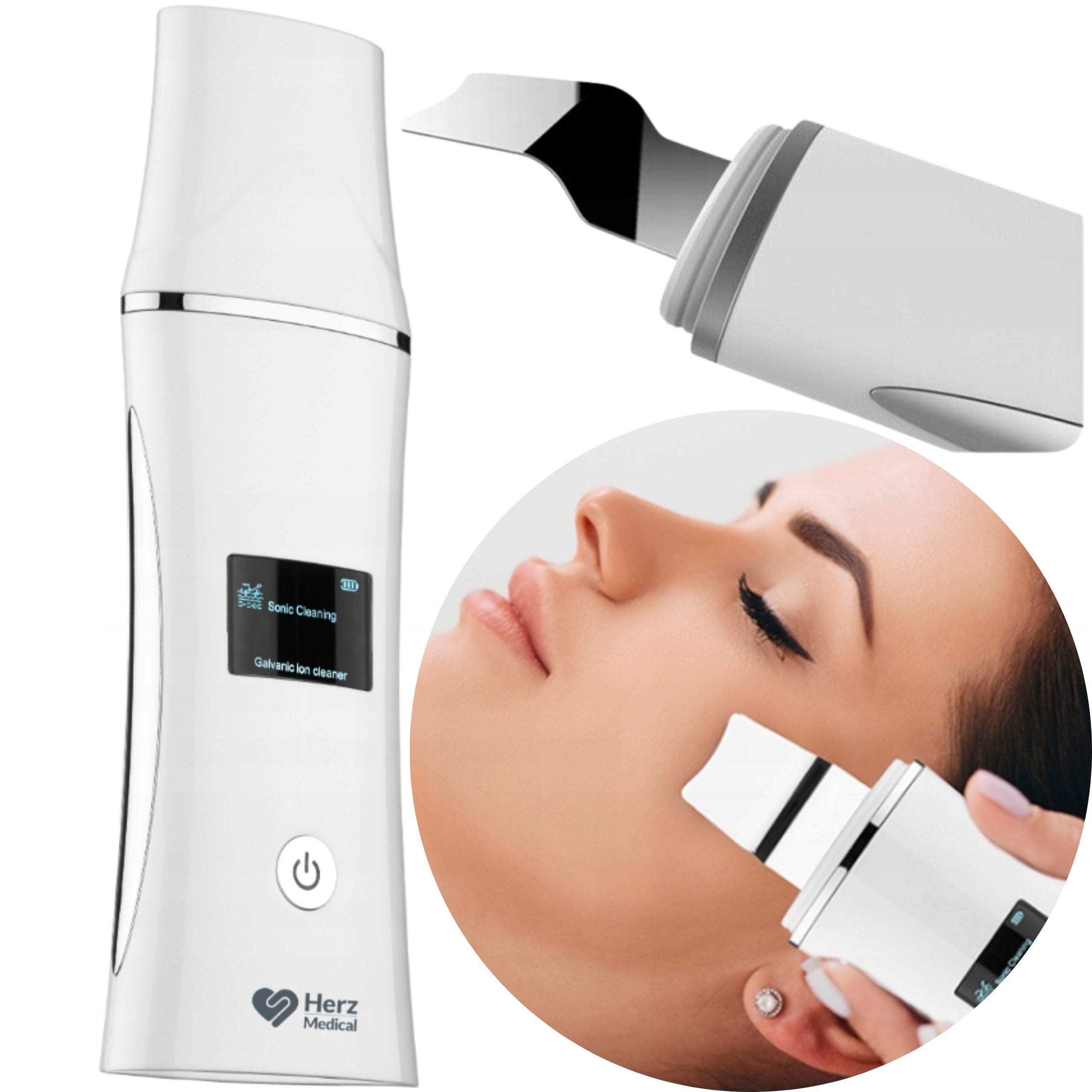 CAVITATION PEELING FOR FACE BRUSH SET CLEANSES THE SKIN IONTOPHORESIS Brand no brand