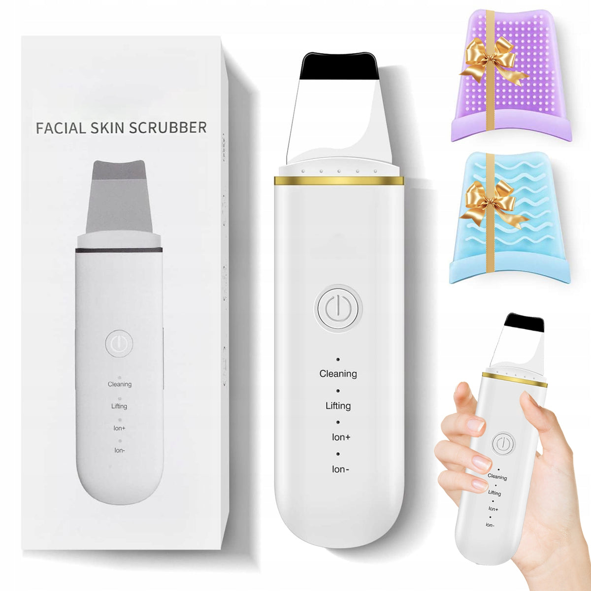 CAVITATION PEELING WIRELESS IONTOPHORESIS SONOPHORESIS PILING FOR FACE