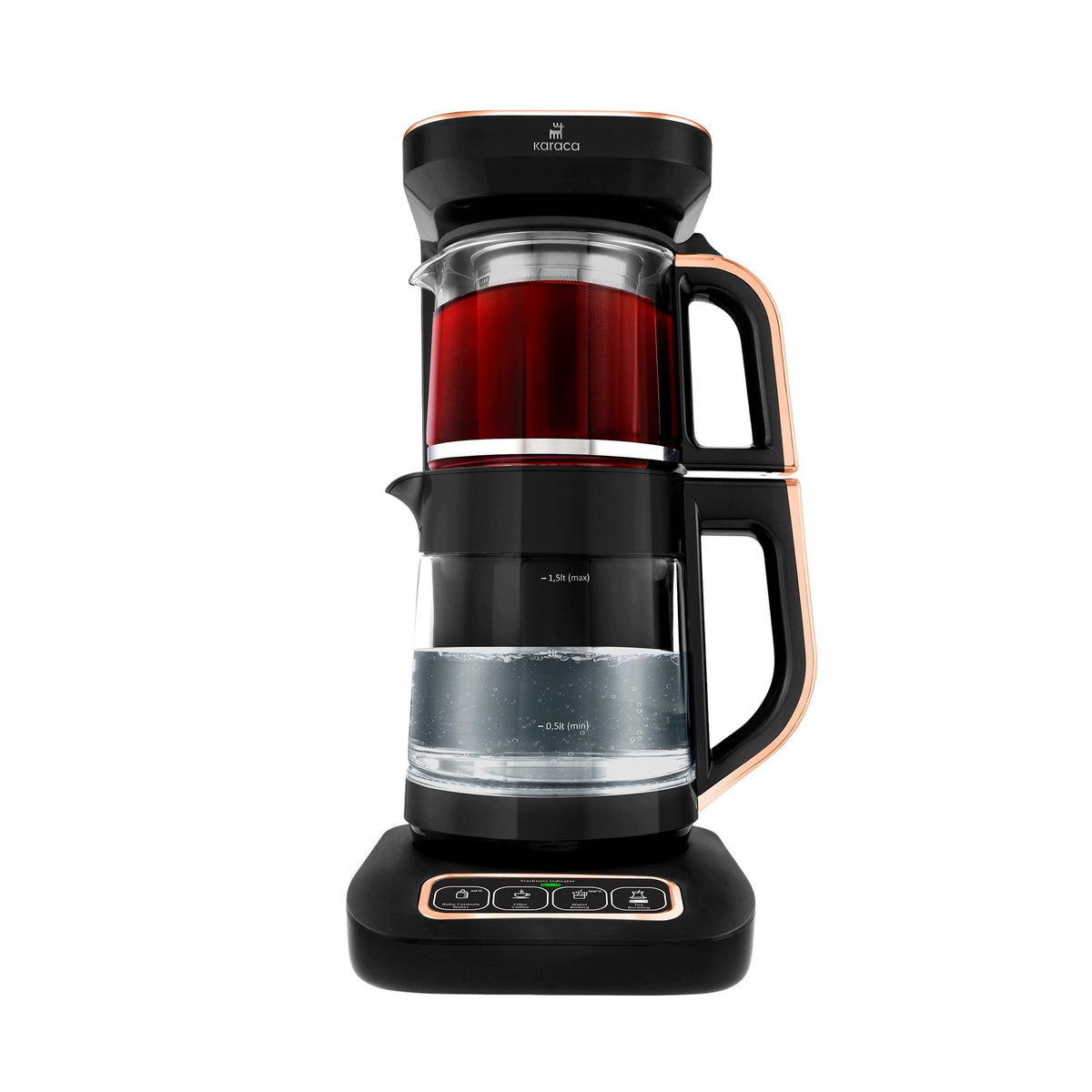 ÇAYSEVER ROBOTEA PRO 4 IN 1 AUTOMATIC GLASS TEA KETTLE