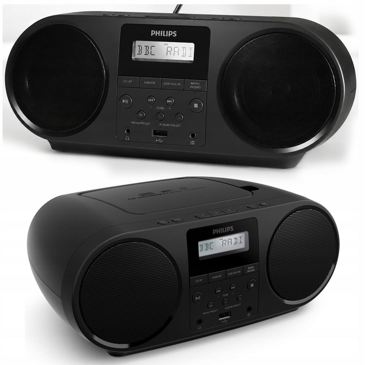CD player Boombox Radio Philips TAZ6000 DAB+/FM Bluetooth USB