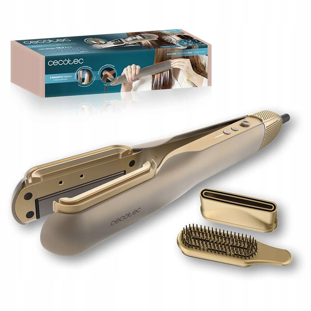CECOTEC AirLisse 2in1 ForceDry Straightener Dryer Straightening Brush