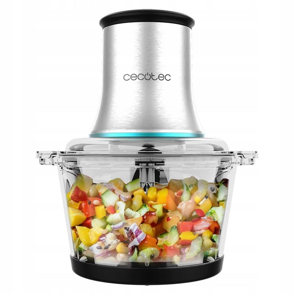 CECOTEC ChopBeat 2000 Vindaloo Food Chopper, 500W, 4 Blades, 2 Speeds