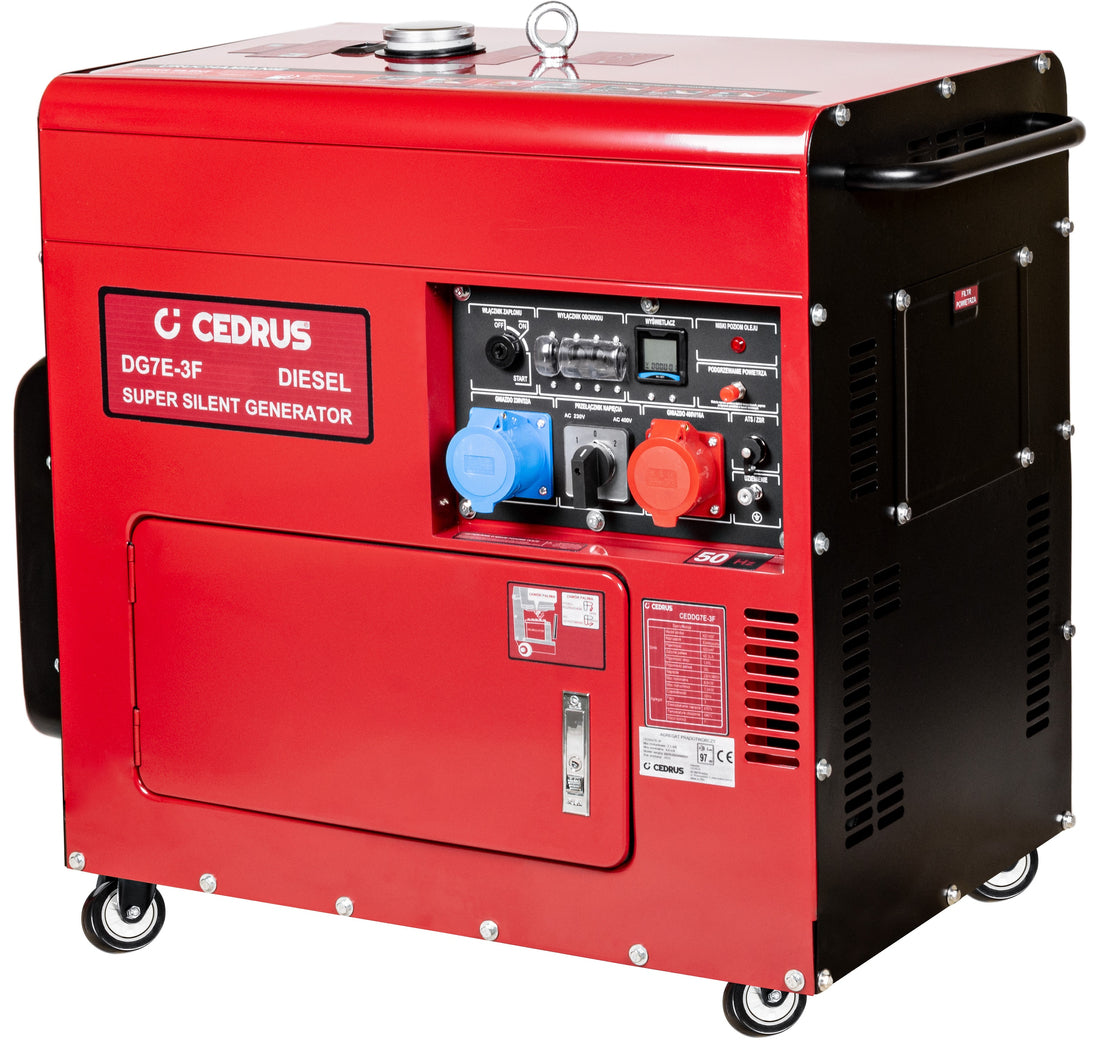 CEDRUS DG7 GENERATOR 7.1kW 20KM 230/400V AVR DIESEL