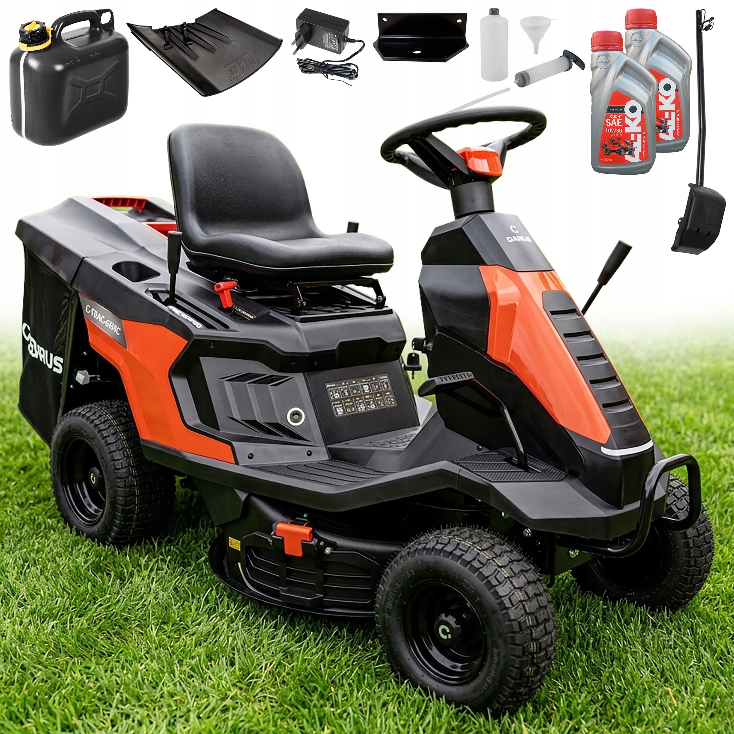 CEDRUS Garden Tractor Rider C-TRAC-65MC MAX 9 HP 65 cm With Basket 150 L 3in1