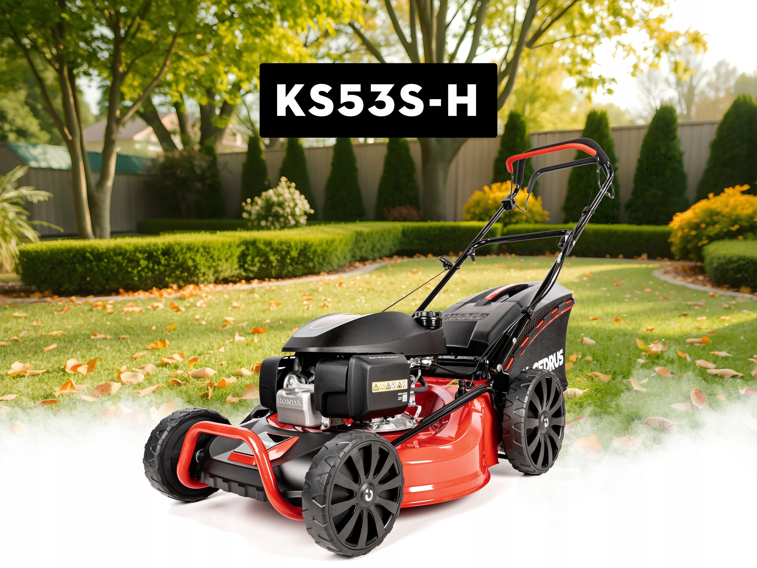 CEDRUS KS53S-H PETROL MOWER DRIVE HONDA GCV200 53 CM 5,7 KM NEW 2026 Packaging status original