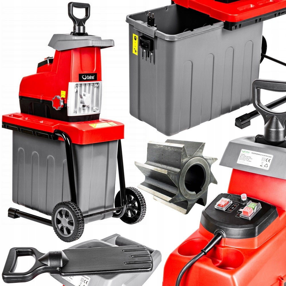 CEDRUS RE01 ELECTRIC SHREDDER CUTTER FOR BRANCHES 2.8kW 4,4cm