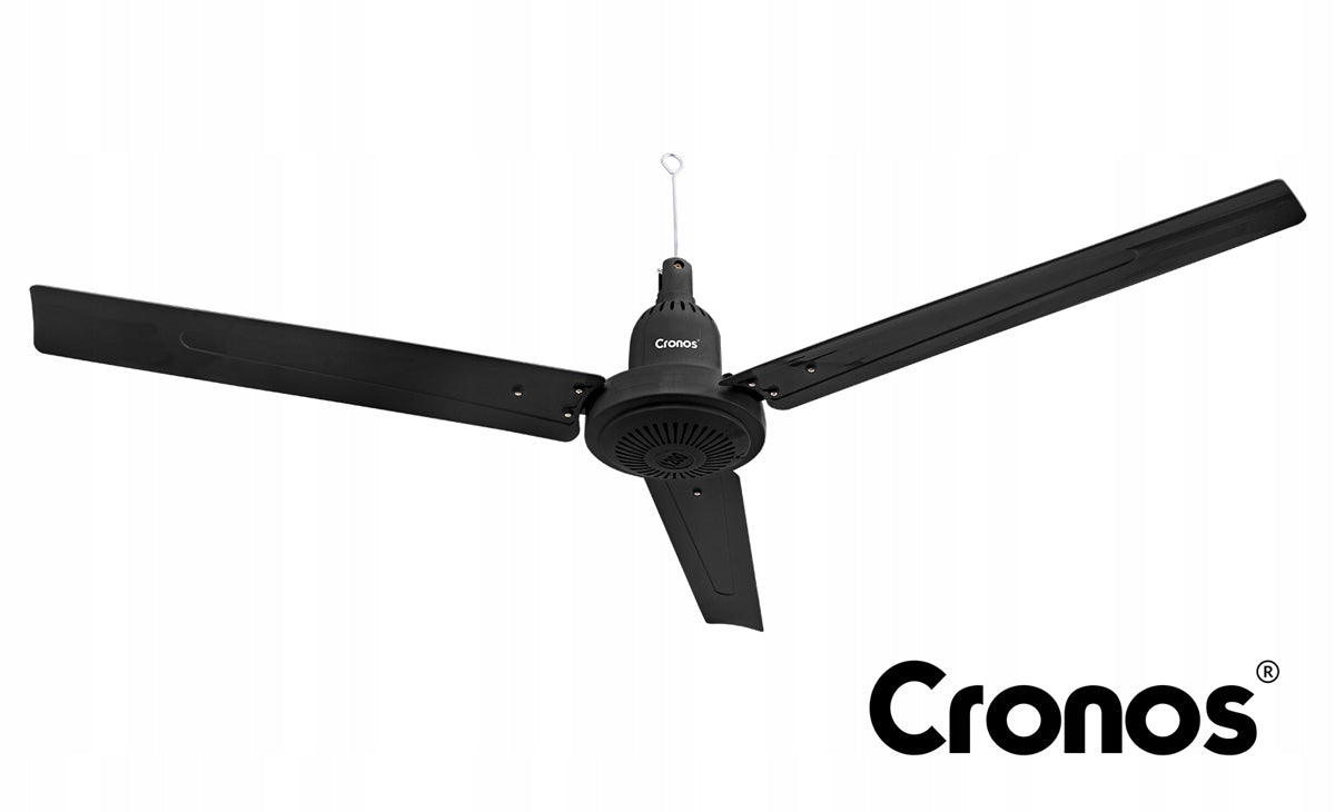 CEILING FAN 120 CM FAN FOR HOME OFFICE QUIET OPERATION REMOTE CONTROL + TIMER Manufacturer code FC11-120 Czarny