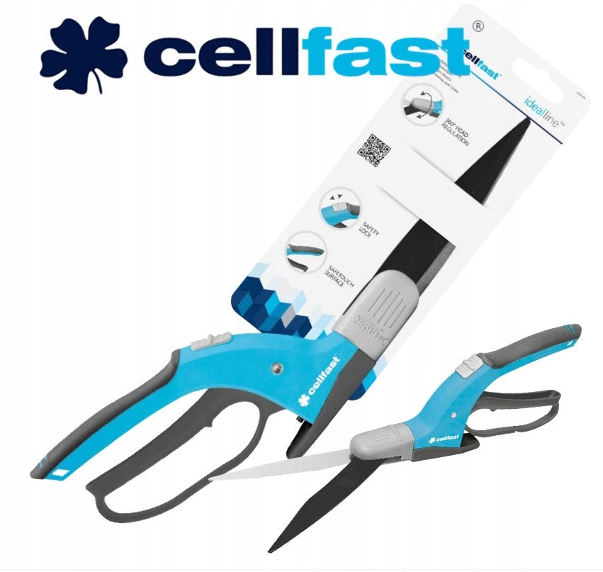 CELLFAST GRASS SHEARS ROTATING HANDLE PERFECT CUT 40-405