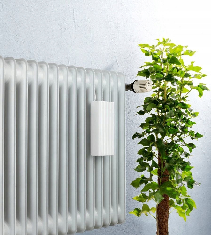 CERAMIC AIR HUMIDIFIER WHITE FOR RADIATOR 9 x 19,5 x 4 cm WENKO Brand Wenko