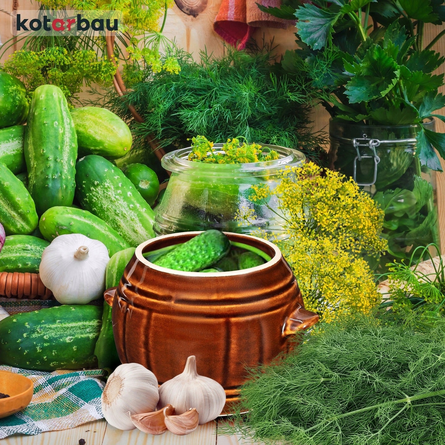 CERAMIC BARREL STONEWARE POT FOR PICKING CUCUMBER CABBAGE 1L Manufacturer code J470