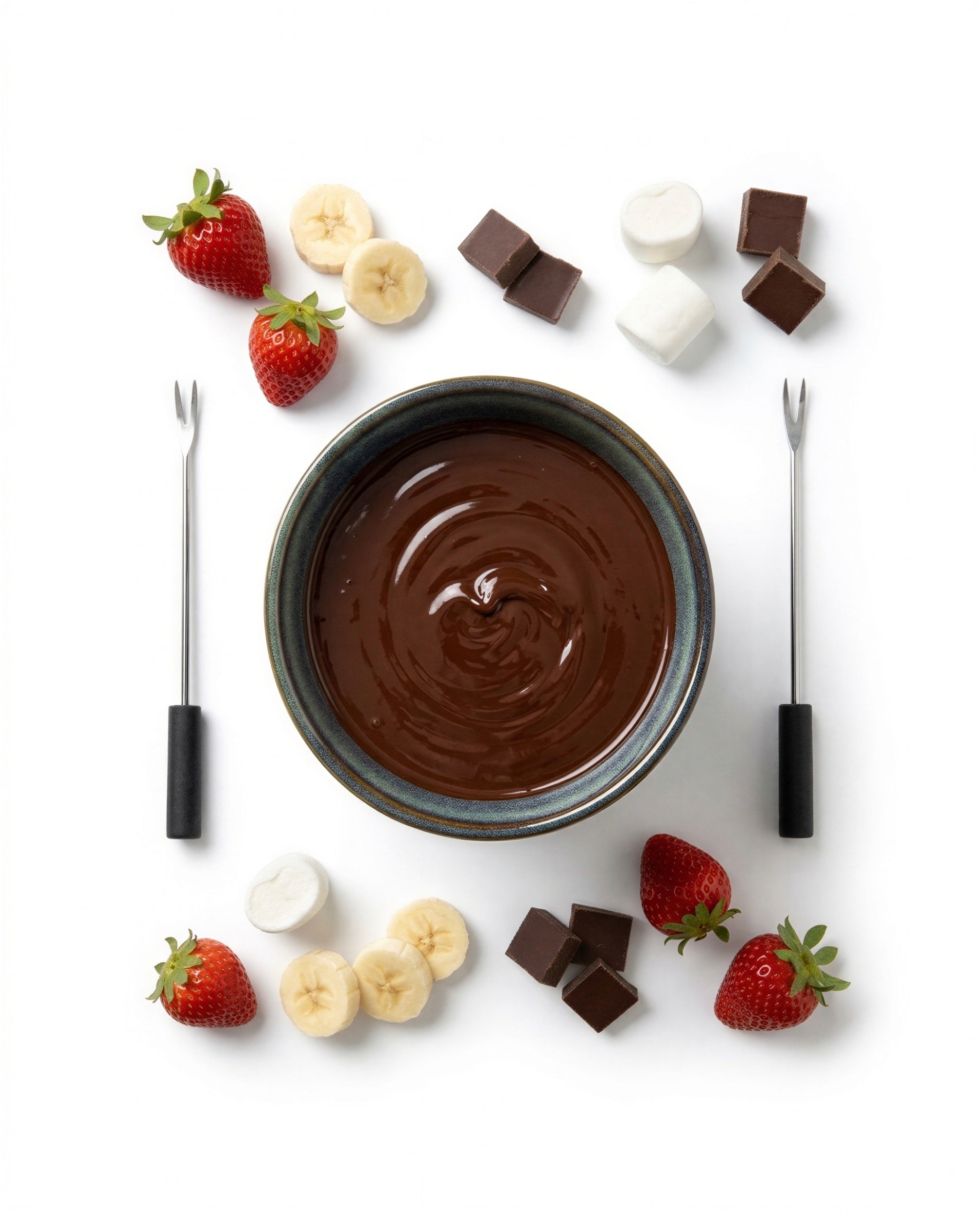 CERAMIC CHOCOLATE FONDUE SET 450 ML IDEAL BYENT Brand Sokomedica