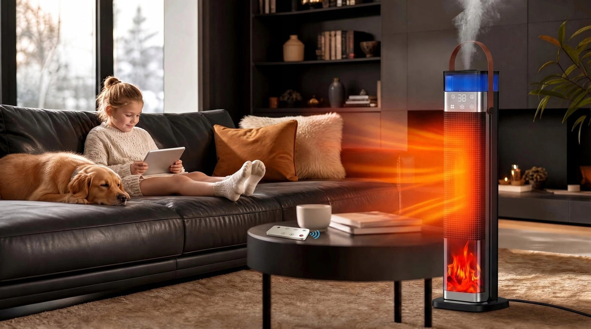 CERAMIC COLUMN ELECTRIC HEATER WITH HUMIDIFICATION FUNCTION 2000W Manufacturer code ZWA-NFJ-2026