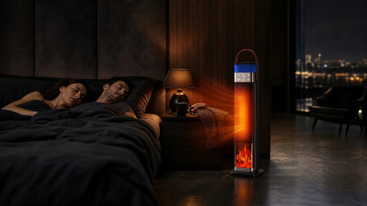 CERAMIC COLUMN ELECTRIC HEATER WITH HUMIDIFICATION FUNCTION 2000W Packaging status original