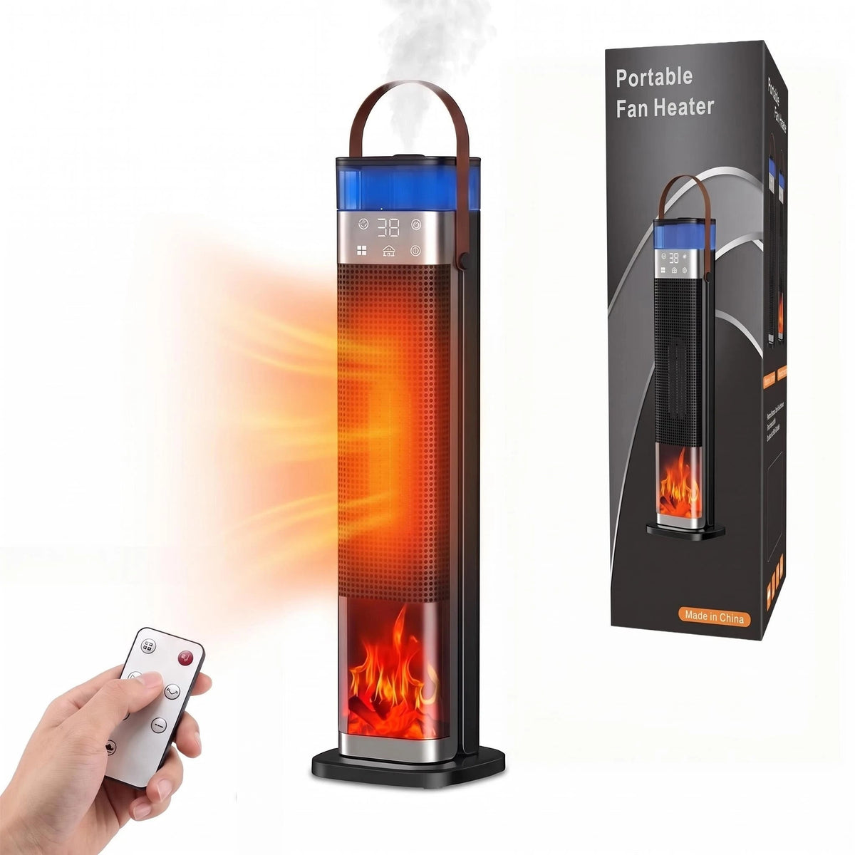 CERAMIC COLUMN ELECTRIC HEATER WITH HUMIDIFICATION FUNCTION 2000W