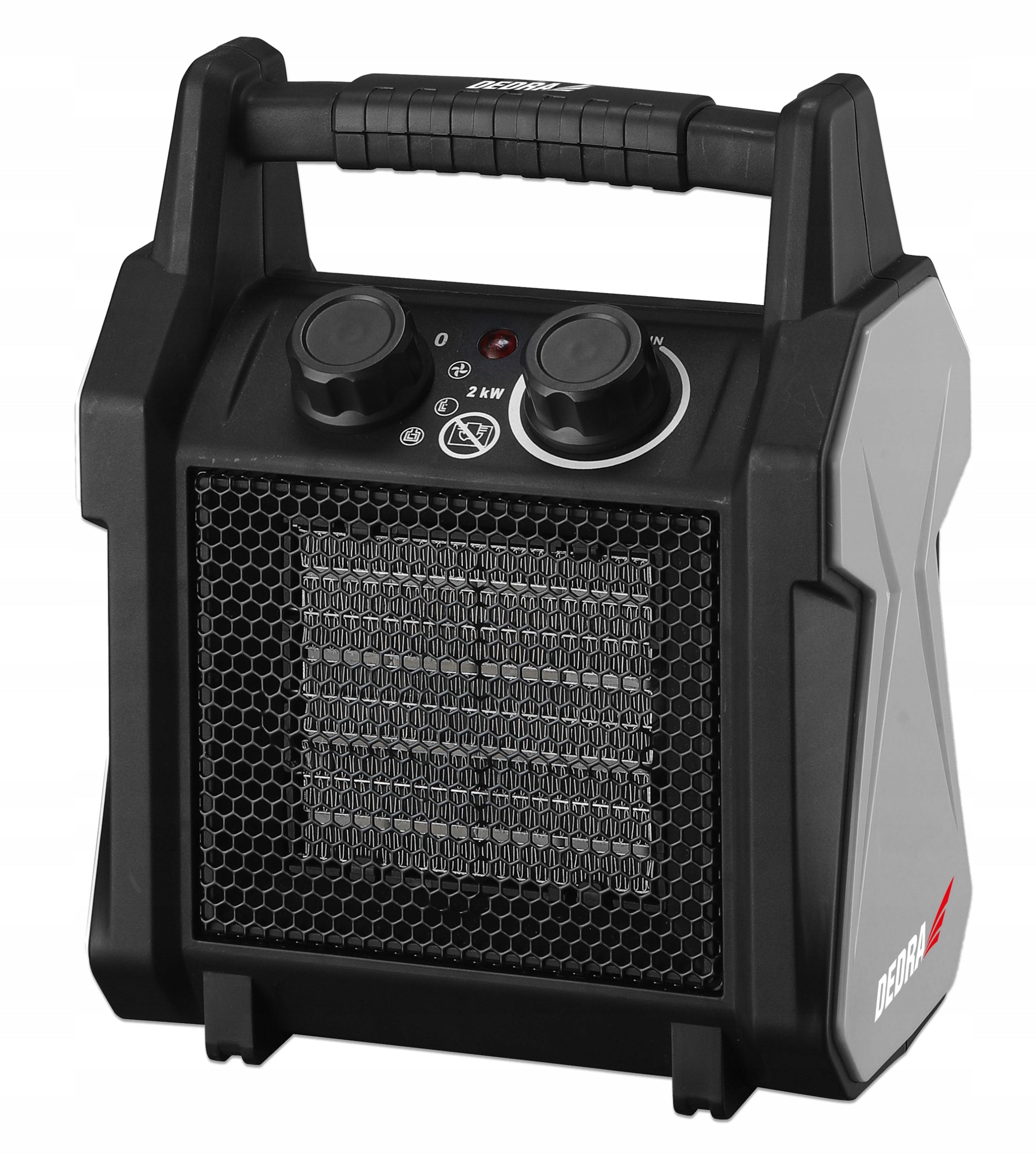 CERAMIC ELECTRIC HEATER PTC 2000W 2kW FARELKA DEDRA + THERMOSTAT
