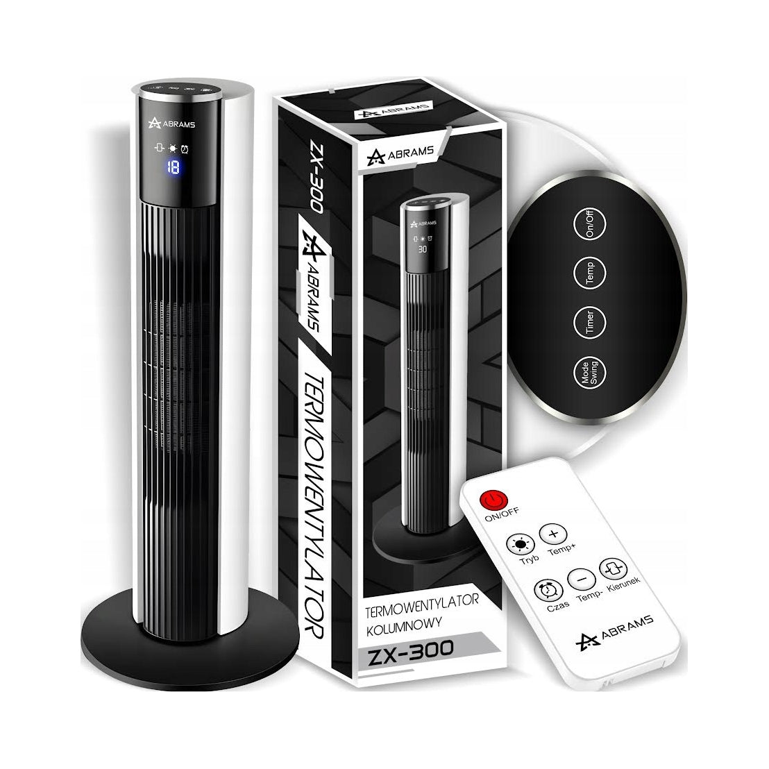 CERAMIC FAN HEATER 2000W SILENT REMOTE CONTROL TIMER FARELKA HEATER