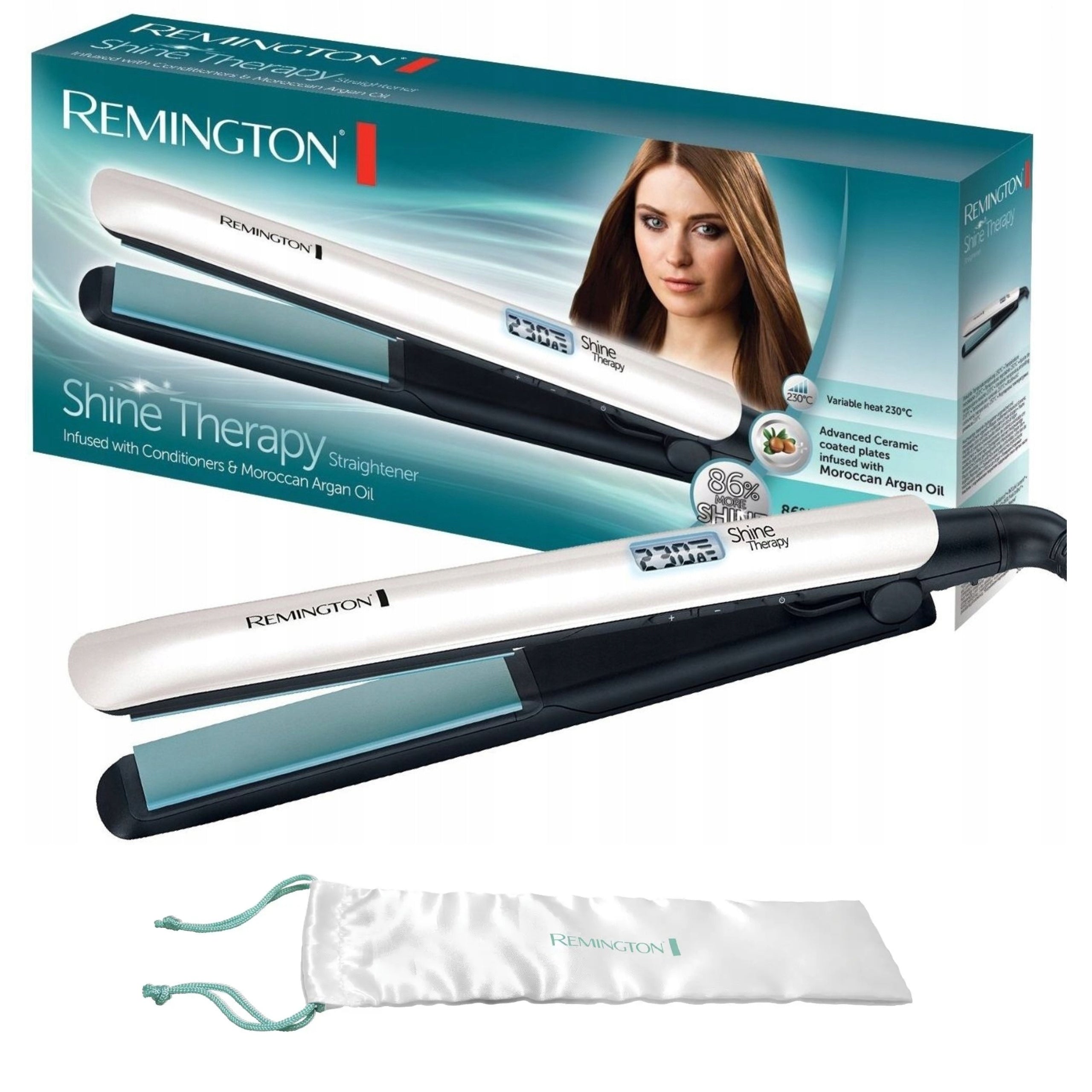 CERAMIC HAIR STRAIGHTENER REMINGTON FOR HER WOMEN GIFT SOLID