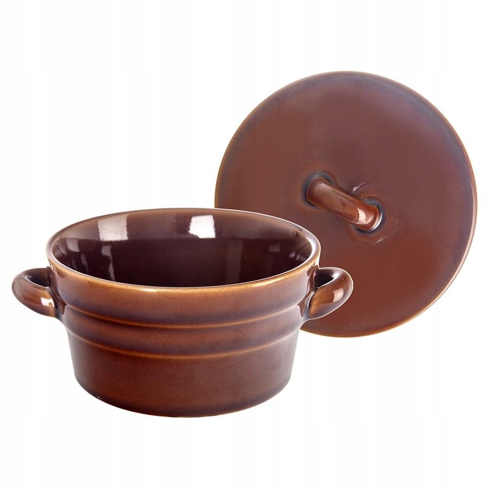 CERAMIC Kitchen Lard Pot Food Soup Bowl 340 ml Brand no brand