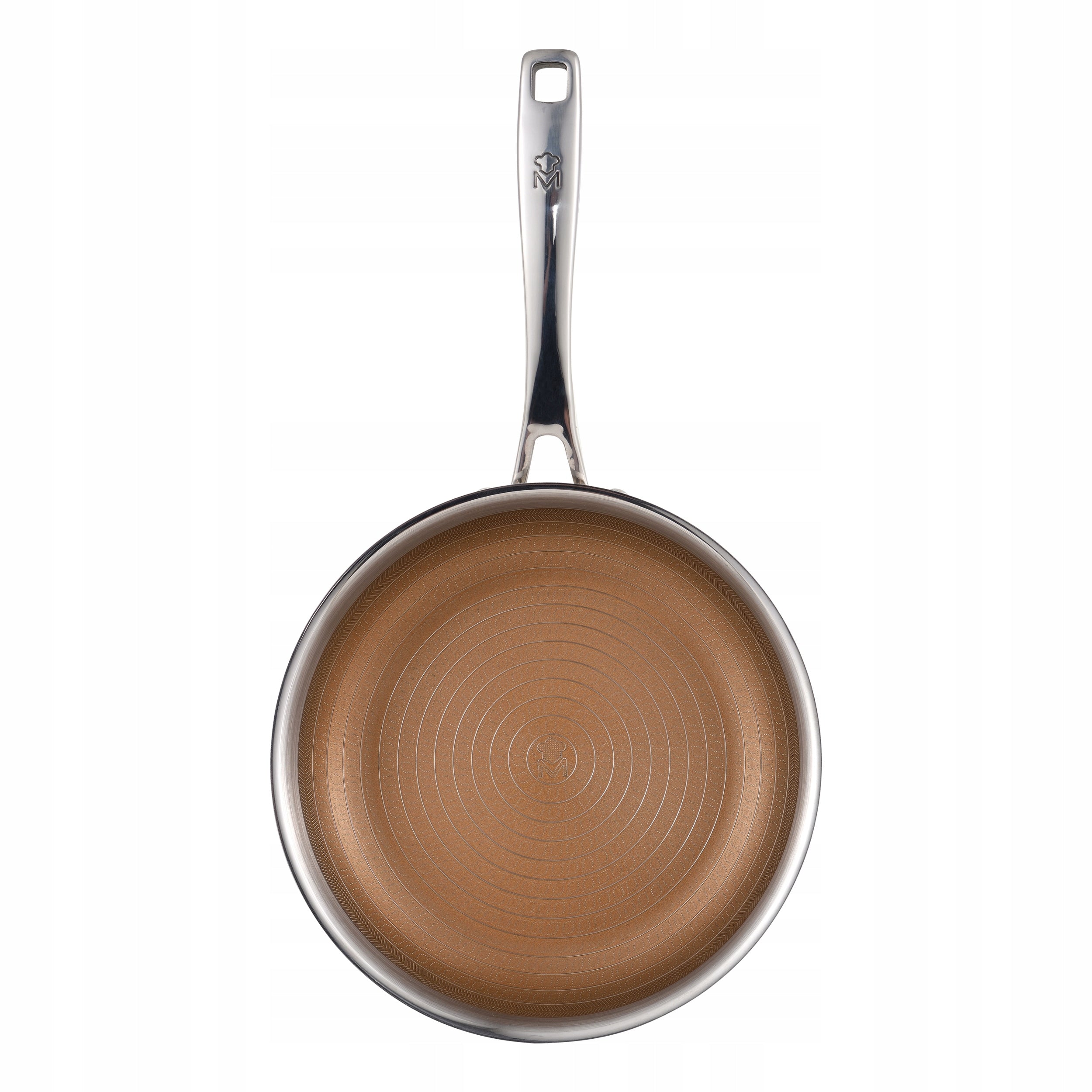 CERAMIC PAN 20 cm Giro induction gas traditional silver Bergner Packaging status original