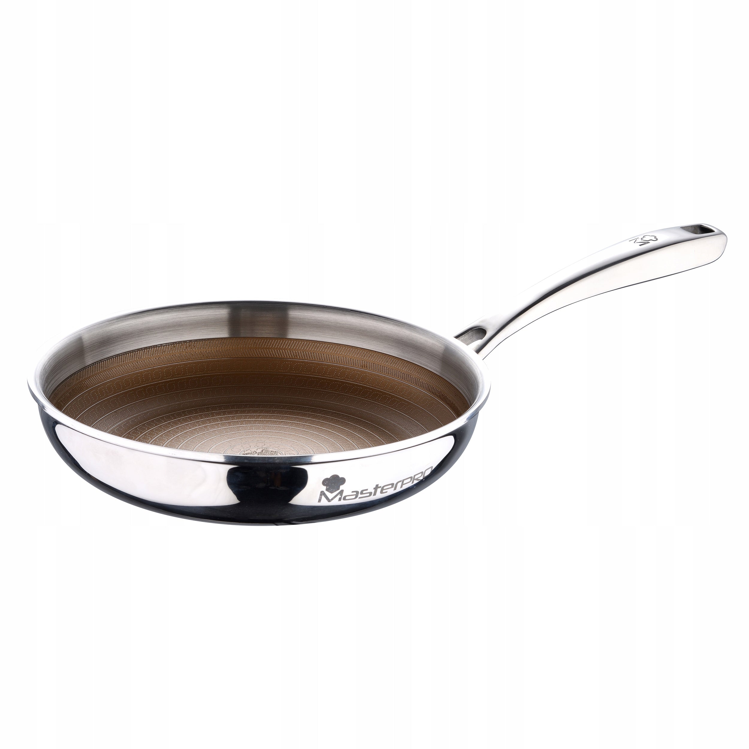 CERAMIC PAN 20 cm Giro induction gas traditional silver Bergner