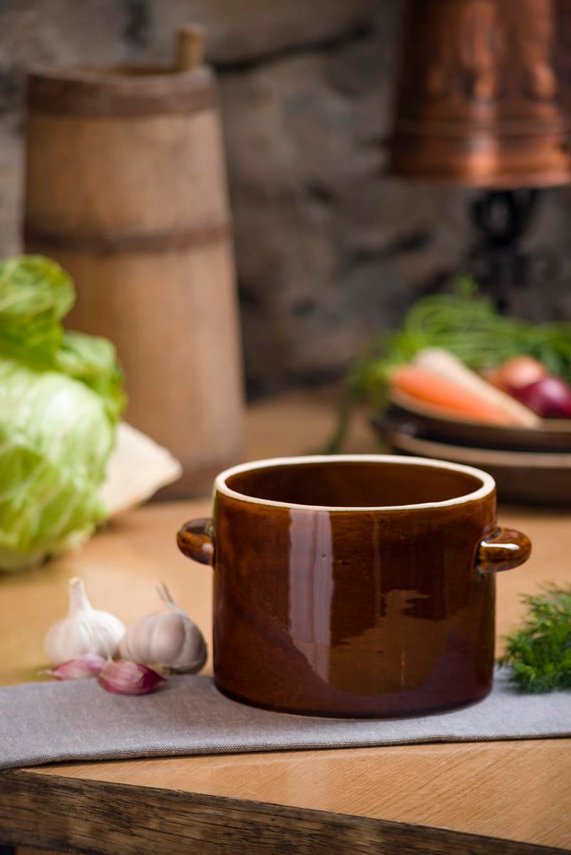 CERAMIC POT BARREL STONEWARE FOR LARD FOR PICKLING CERAMICS 1,5L Manufacturer code MA1365