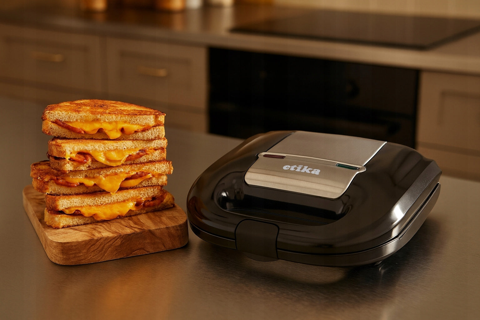 CERAMIC SANDWICH TOASTER 2 LARGE TOAST SANDWICHES Packaging status original